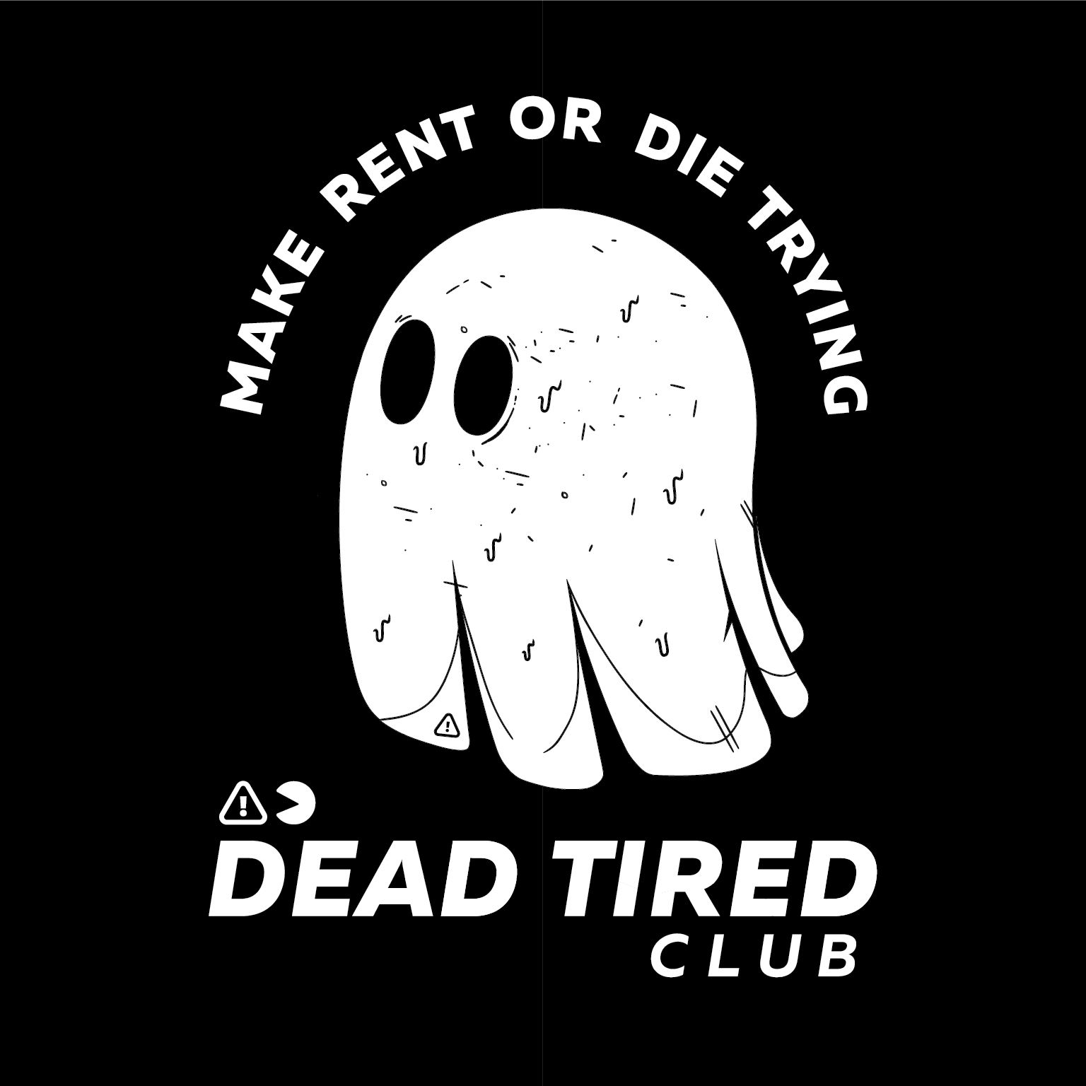 Dead Tired Crew Socks - ResirWrecked Costumes
