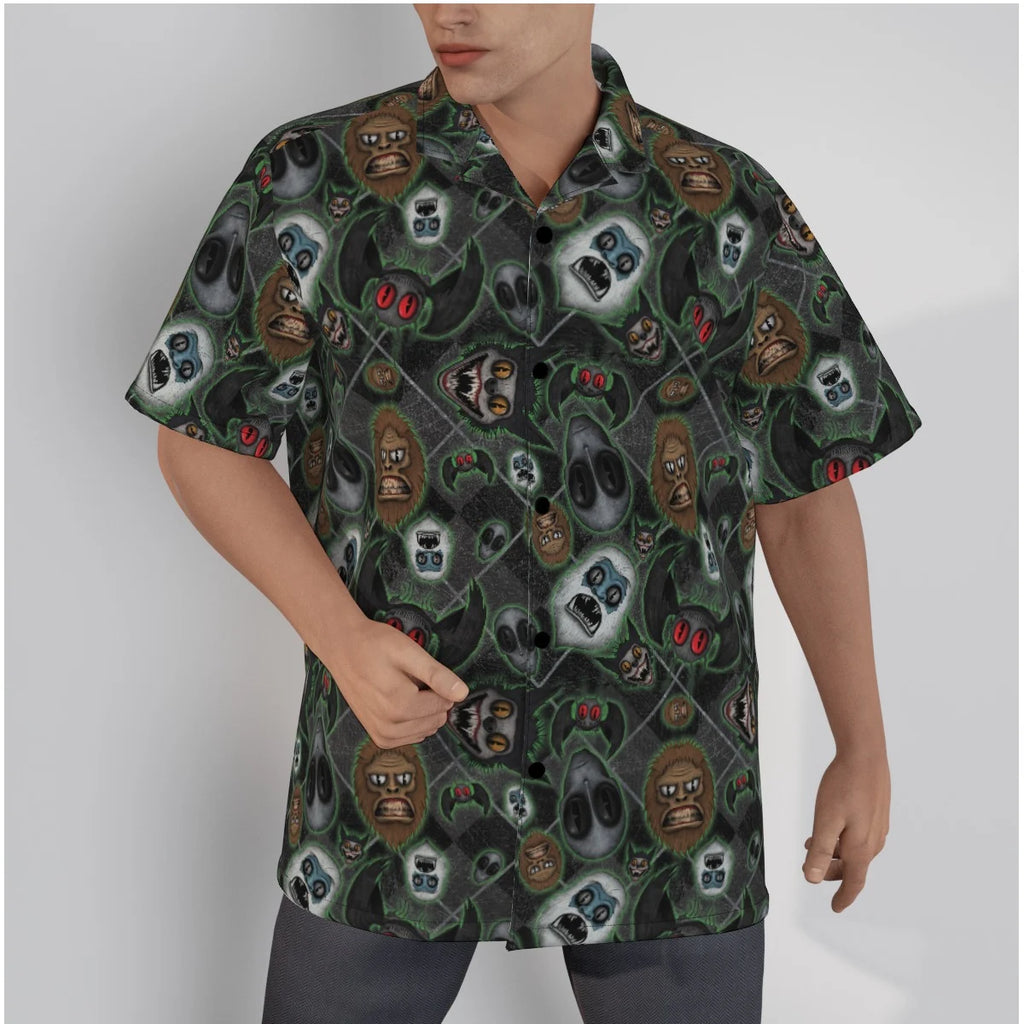 Creeptoons Cryptid Cabana Artist Series Button-Up Shirt - ResirWrecked Costumes