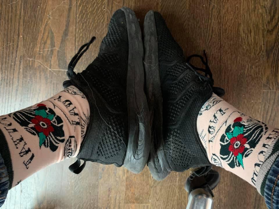 Tattooed Lady Crew Socks - ResirWrecked Costumes