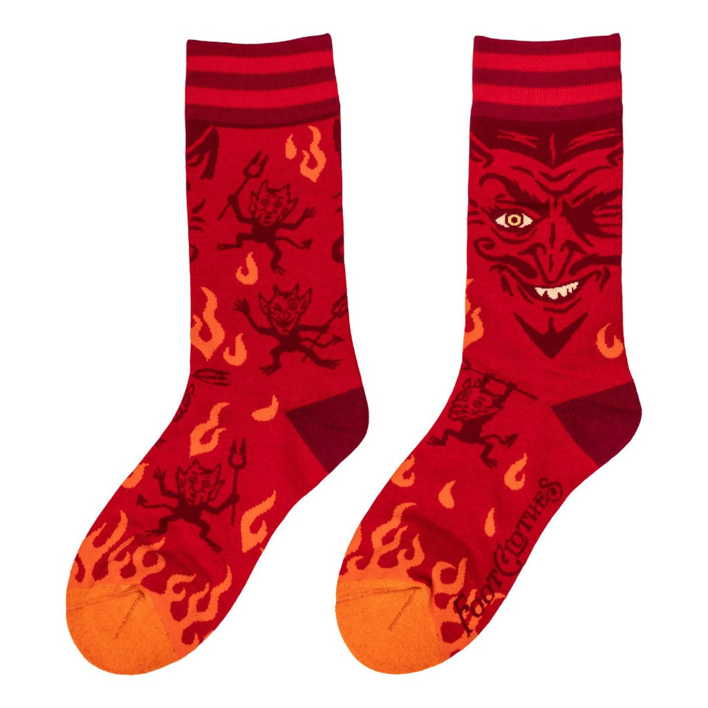 Vintage Devil Crew Socks - ResirWrecked Costumes