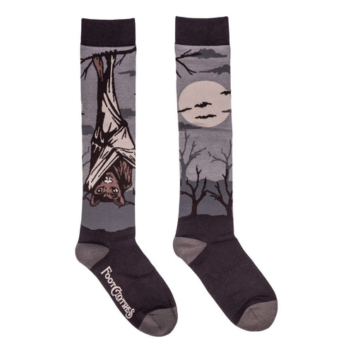 Bat knee-high socks.