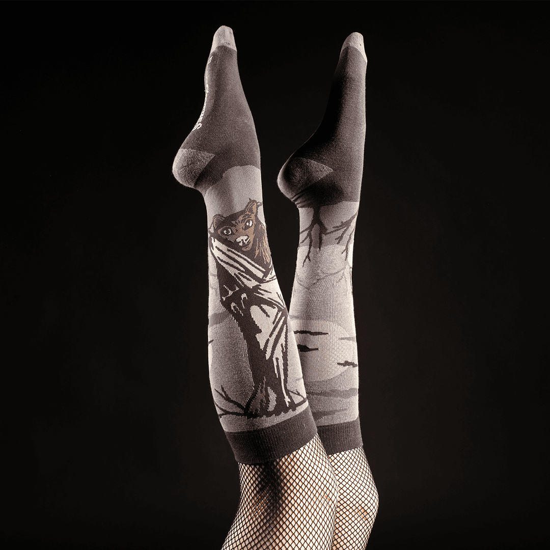 Bat Knee High Socks - ResirWrecked Costumes
