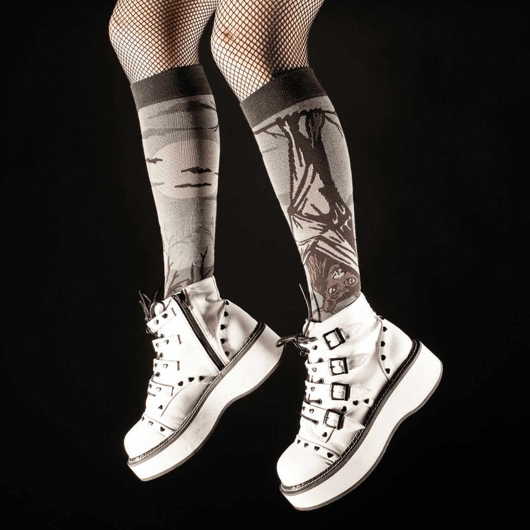 Bat Knee High Socks - ResirWrecked Costumes