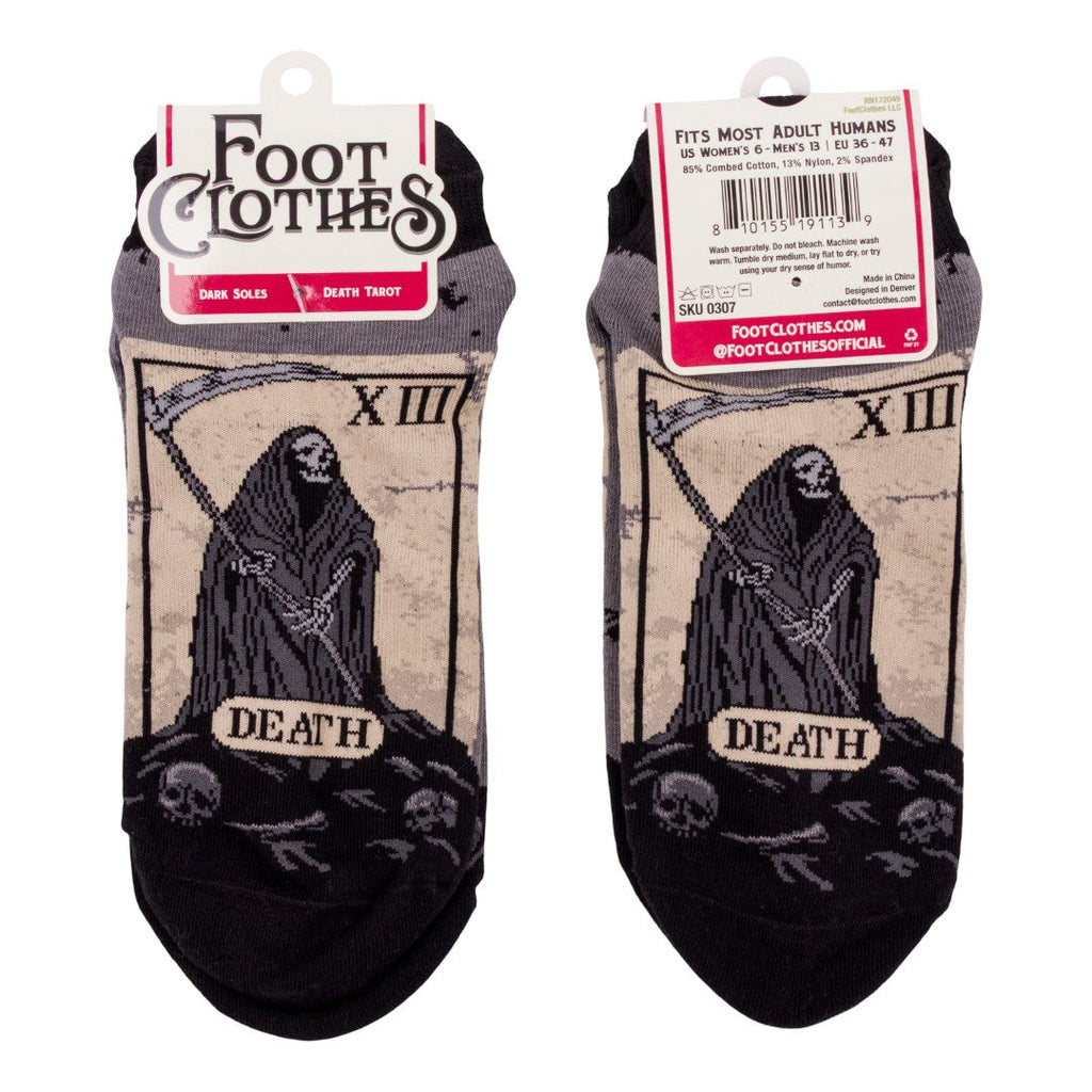 Death Tarot Card Ankle Socks - ResirWrecked Costumes