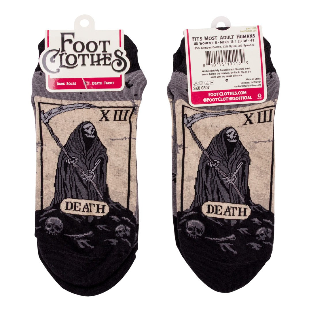 Death Tarot Card Ankle Socks - ResirWrecked Costumes