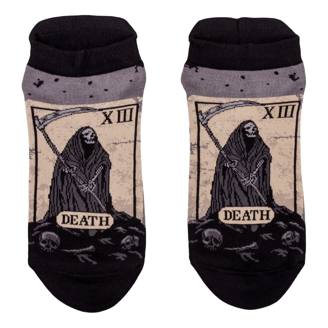 Death Tarot Card Ankle Socks - ResirWrecked Costumes