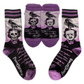 Two-design Raven Poe ankle and crew sock pack.
