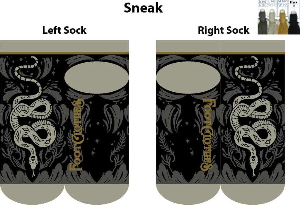 Danger Noodle Snake Ankle Socks - ResirWrecked Costumes