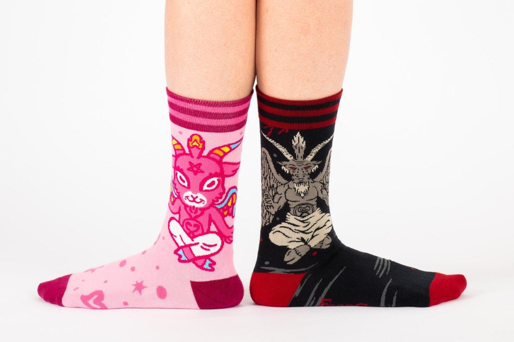 Ultimate Baphomet Ankle and Crew Sock Pack | 6 Designs - ResirWrecked Costumes
