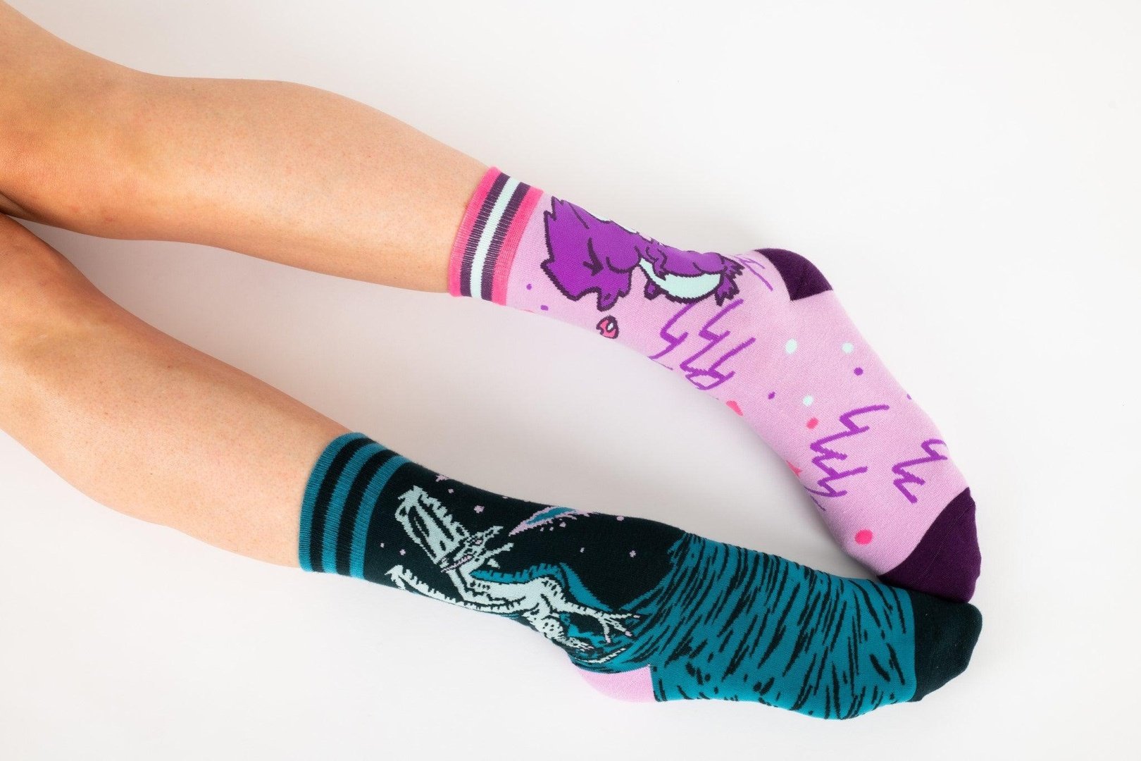 Evil AF Dragon Crew Socks - ResirWrecked Costumes