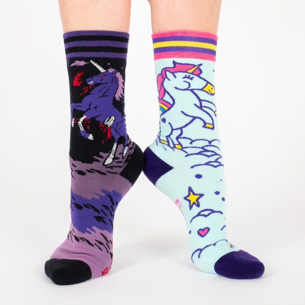 Evil AF Unicorn Crew Socks - ResirWrecked Costumes