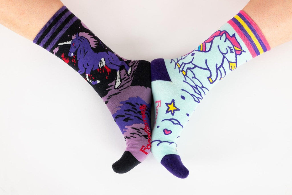 Evil AF Unicorn Crew Socks - ResirWrecked Costumes