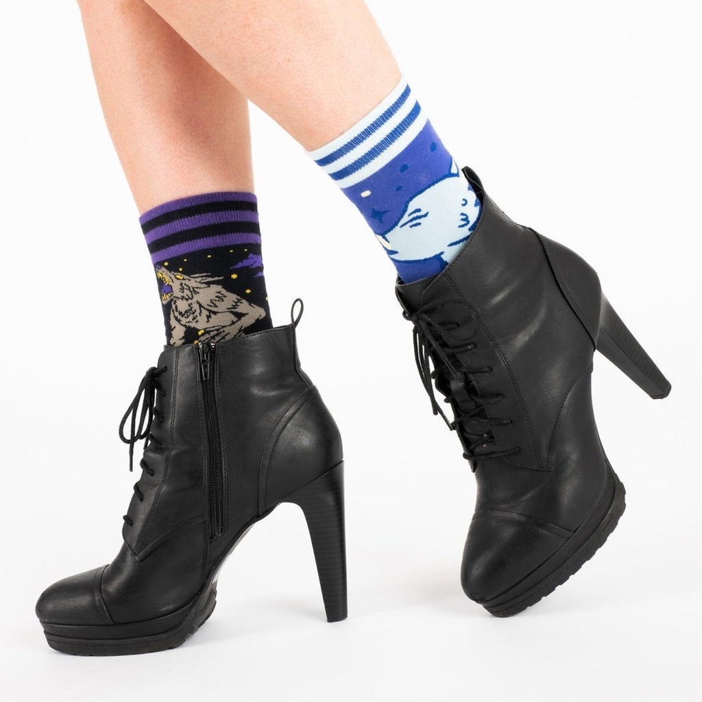 Evil AF Werewolf Crew Socks - ResirWrecked Costumes