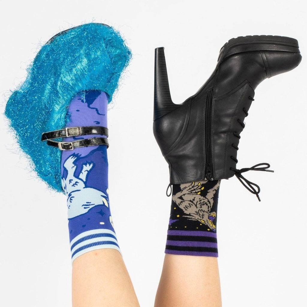 Evil AF Werewolf Crew Socks - ResirWrecked Costumes