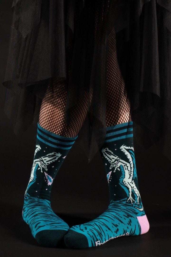 Evil AF Dragon Crew Socks - ResirWrecked Costumes