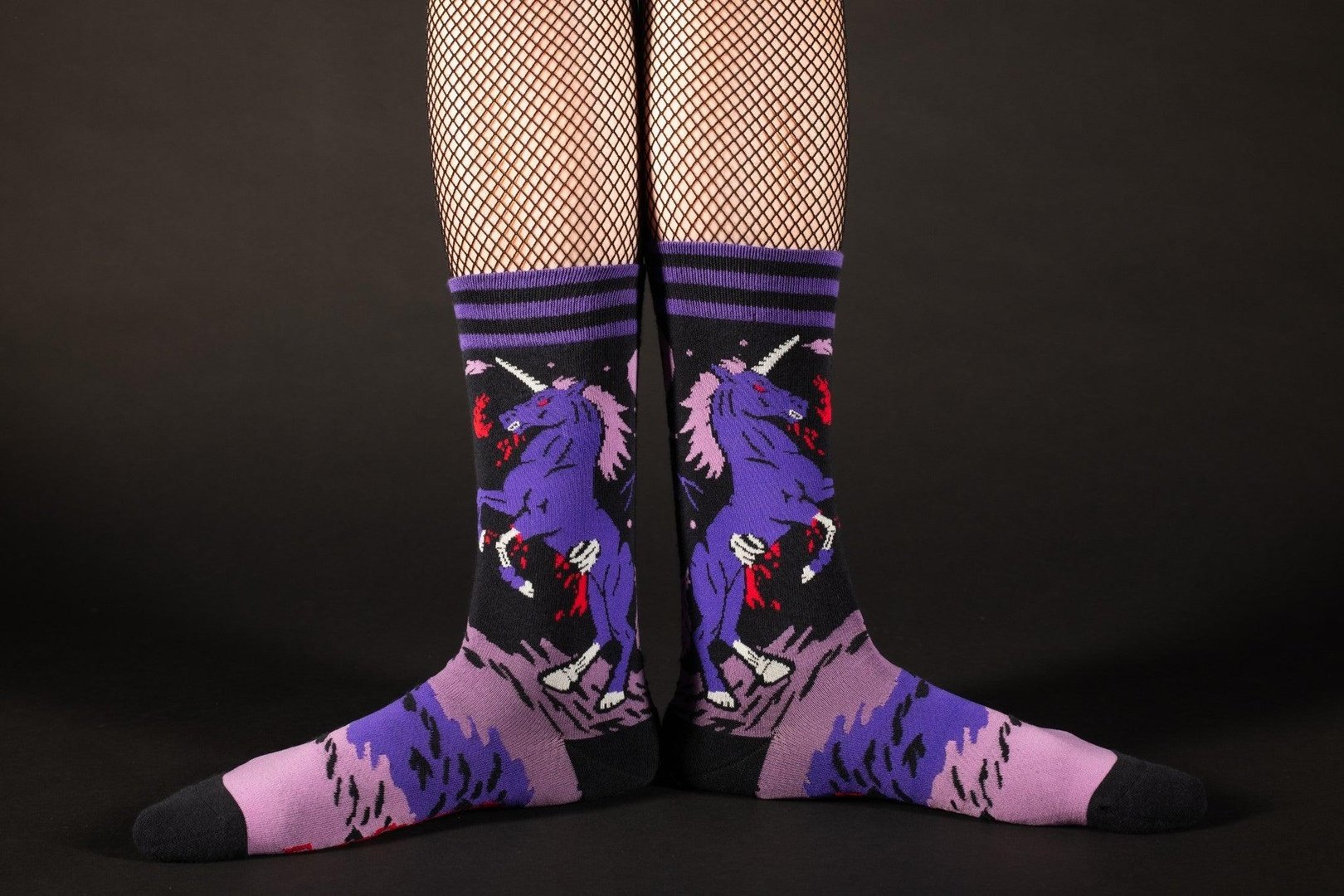 Evil AF Unicorn Crew Socks - ResirWrecked Costumes