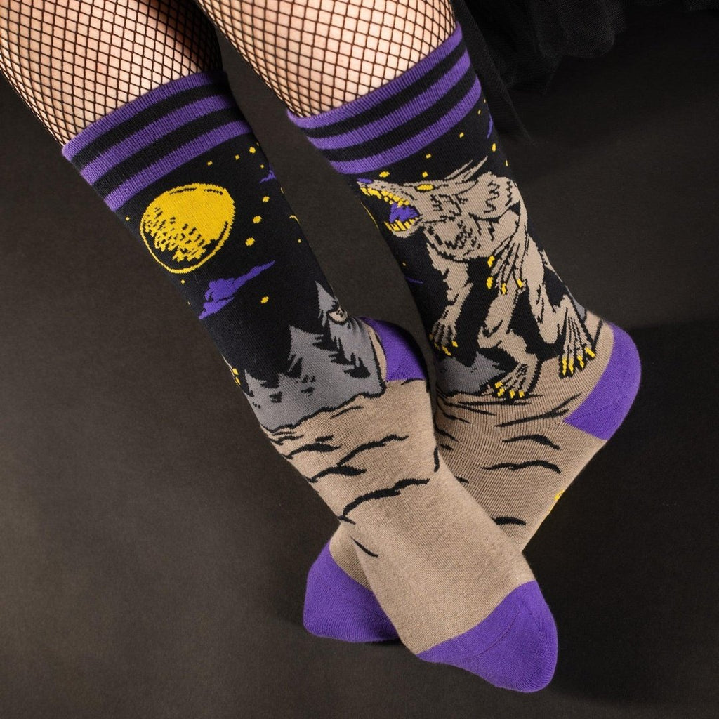 Evil AF Werewolf Crew Socks - ResirWrecked Costumes
