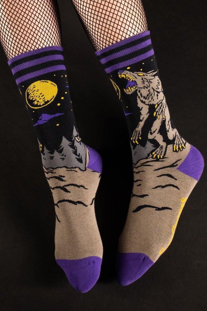 Evil AF Werewolf Crew Socks - ResirWrecked Costumes