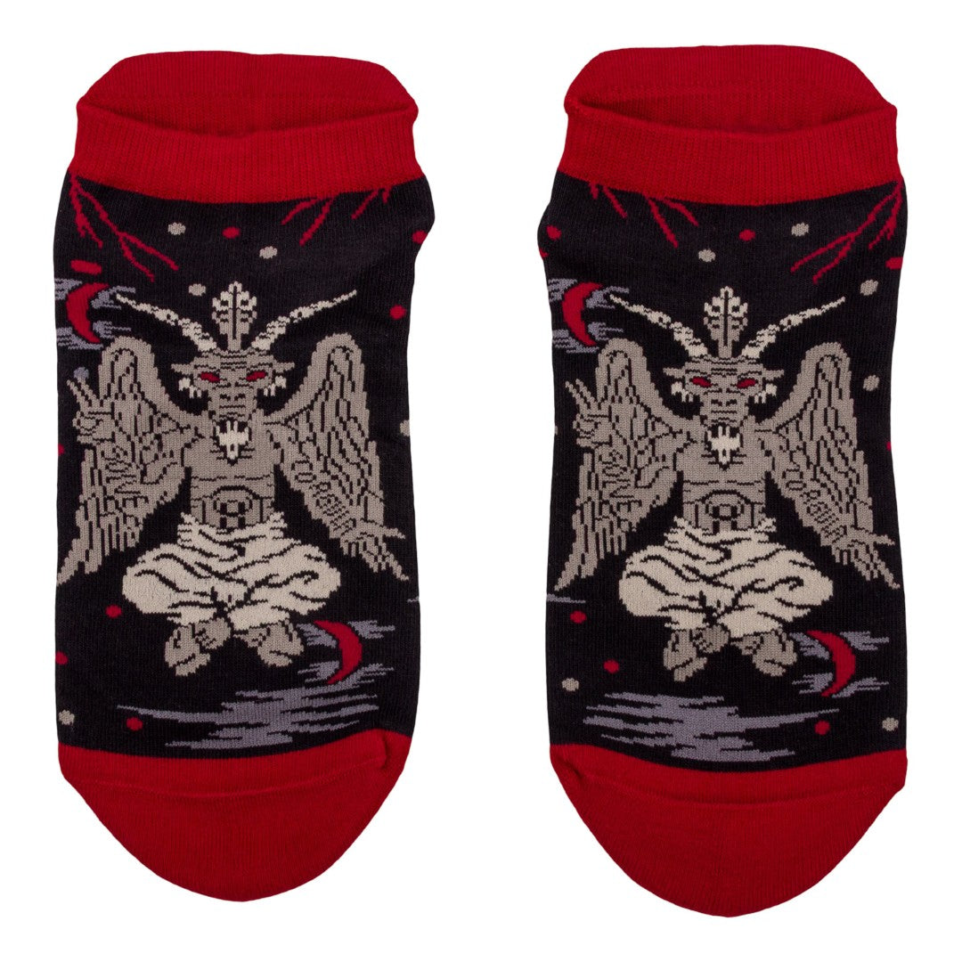 Evil Baphomet Ankle and Crew Sock Pack | 2 Designs - ResirWrecked Costumes