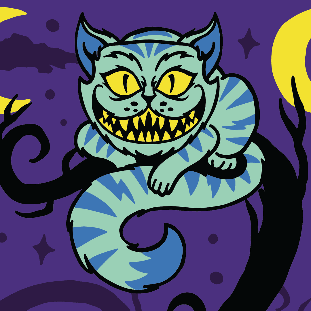Cheshire Cat Crew Socks - ResirWrecked Costumes