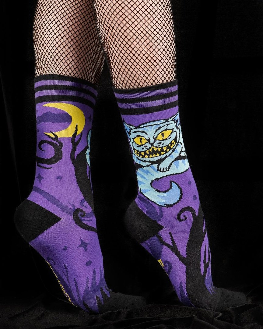 Cheshire Cat Crew Socks - ResirWrecked Costumes