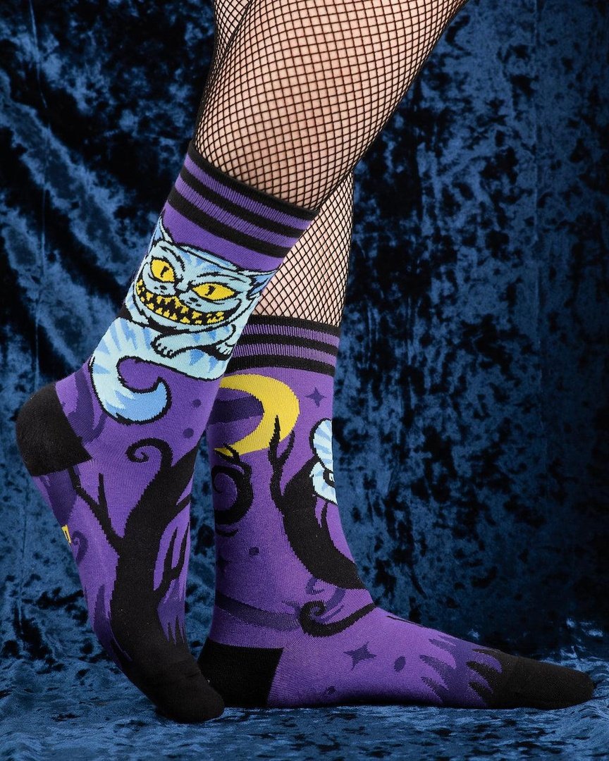 Cheshire Cat Crew Socks - ResirWrecked Costumes