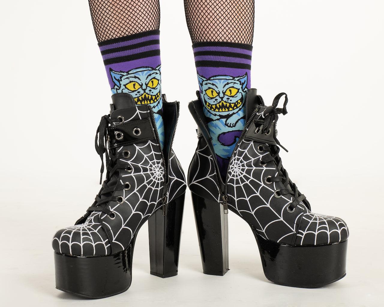 Cheshire Cat Crew Socks - ResirWrecked Costumes