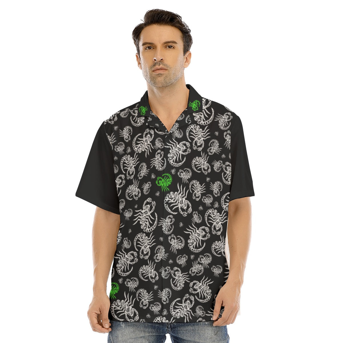 Scorpions Attack Button-Up Aloha Shirt