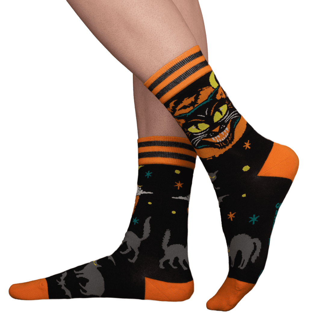 Halloween Kitties Crew Sock Pack | 2 Designs - ResirWrecked Costumes
