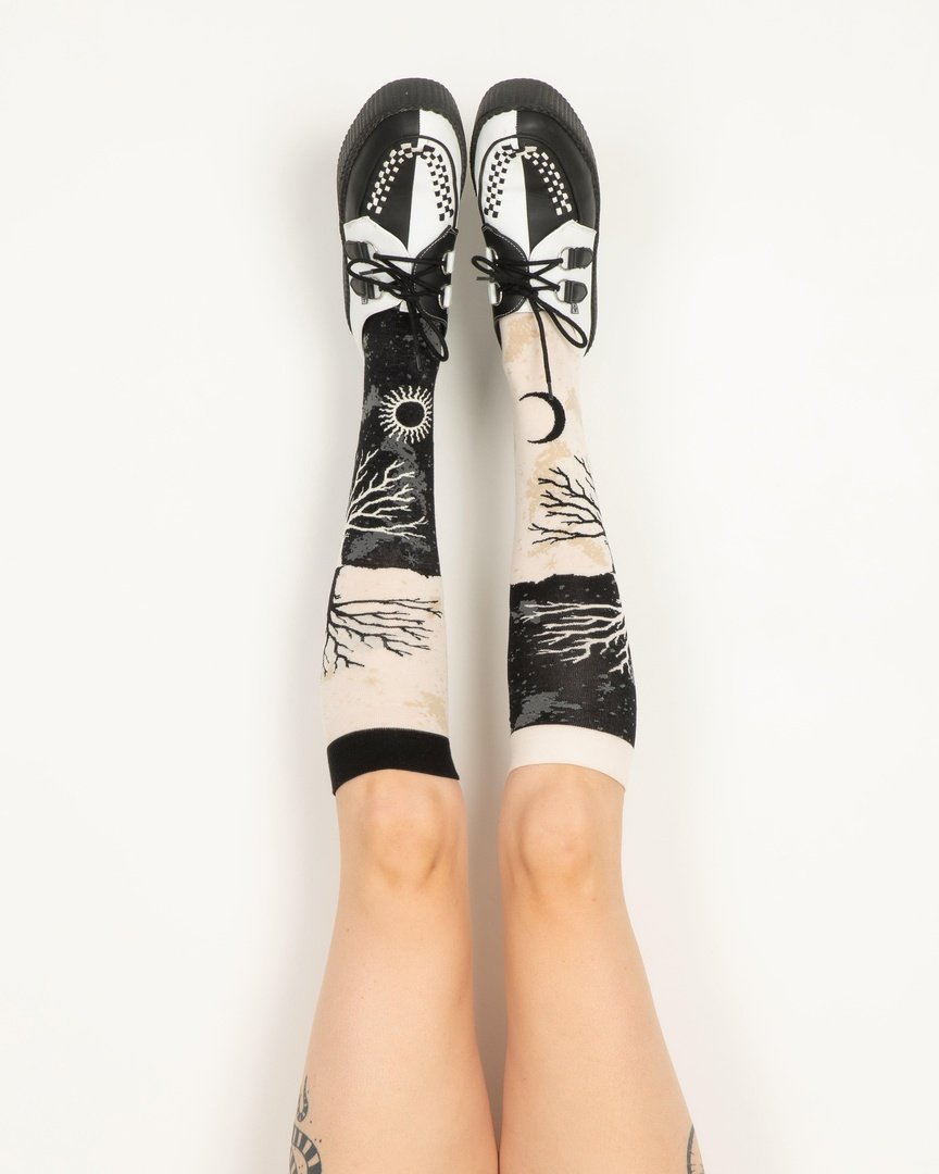 As Above So Below Tree Knee High Socks - ResirWrecked Costumes
