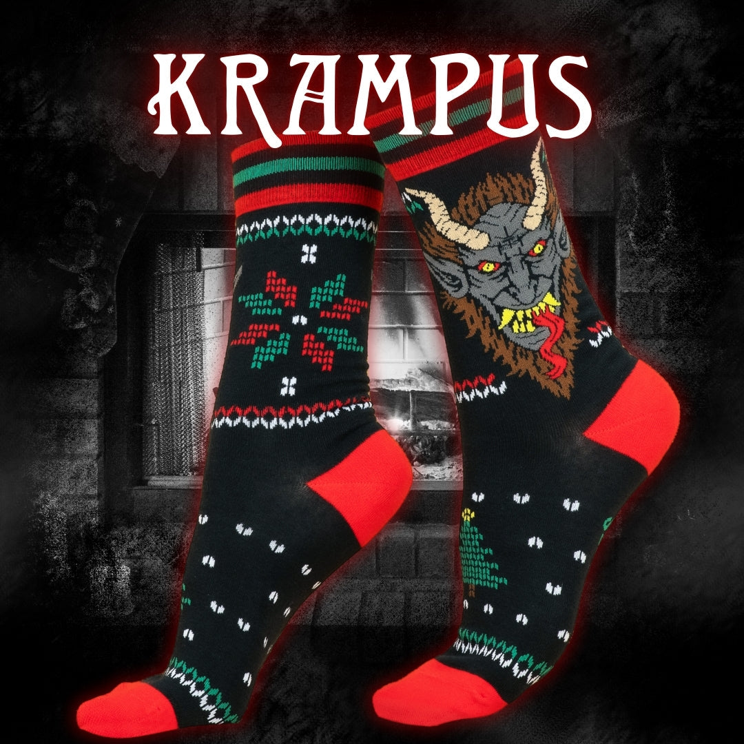 Krampus Sweater Crew Socks - ResirWrecked Costumes