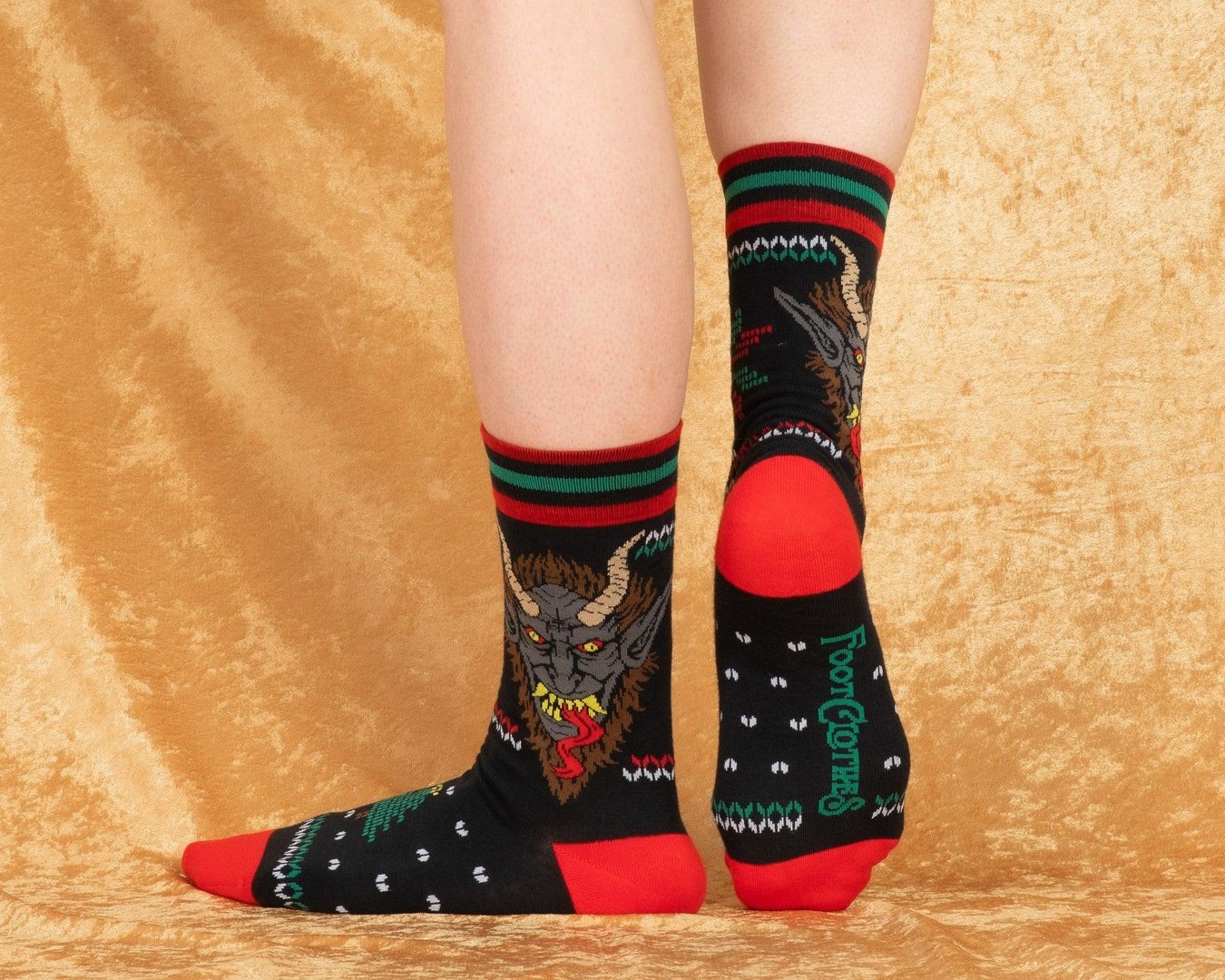 Krampus Sweater Crew Socks - ResirWrecked Costumes