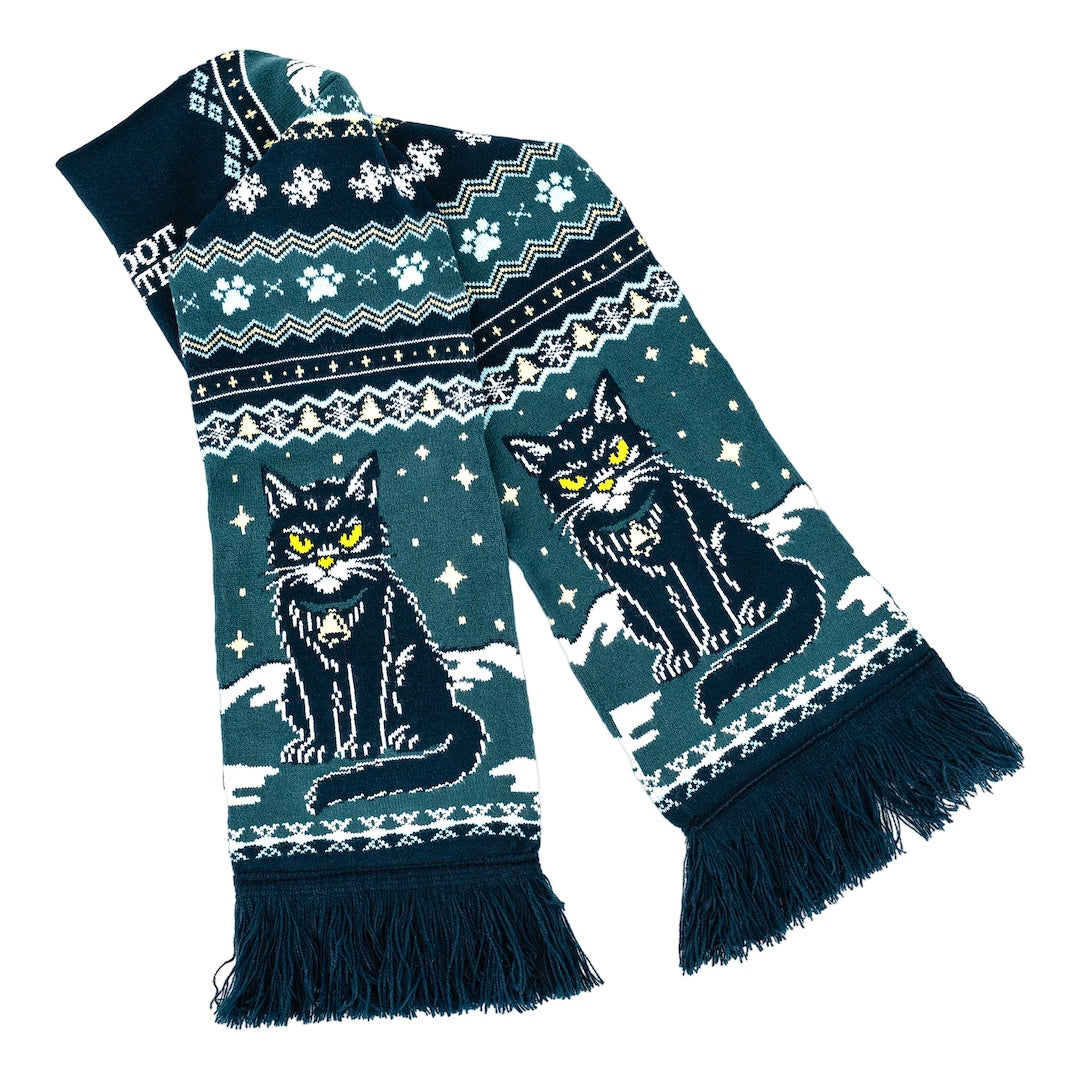 LIMITED Yule Cat Holiday Scarf - ResirWrecked Costumes