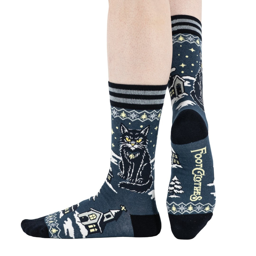 Yule Cat Crew Socks - ResirWrecked Costumes