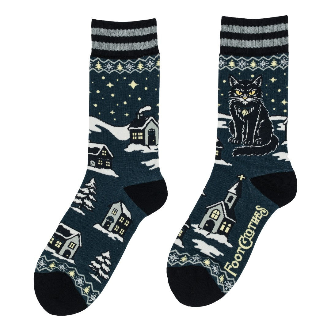 Yule Cat Crew Socks - ResirWrecked Costumes