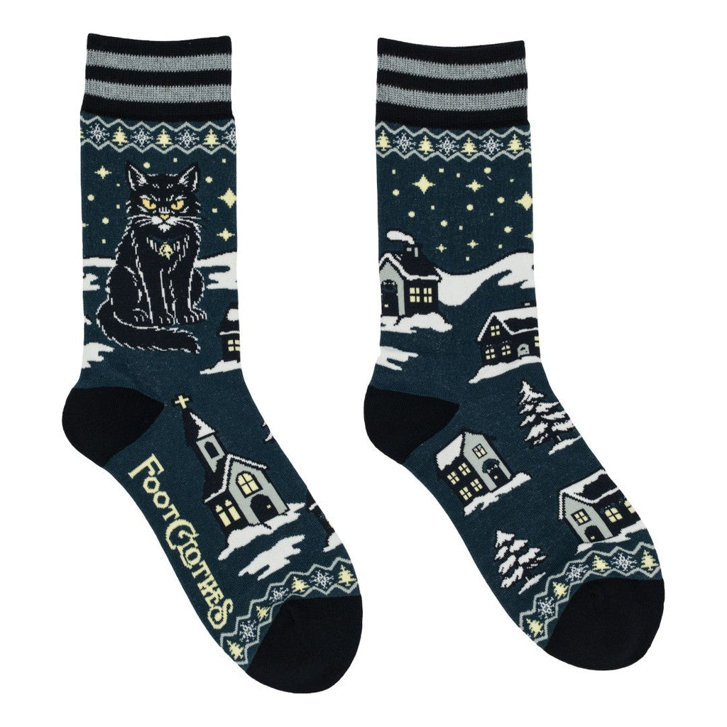 Yule Cat Crew Socks - ResirWrecked Costumes