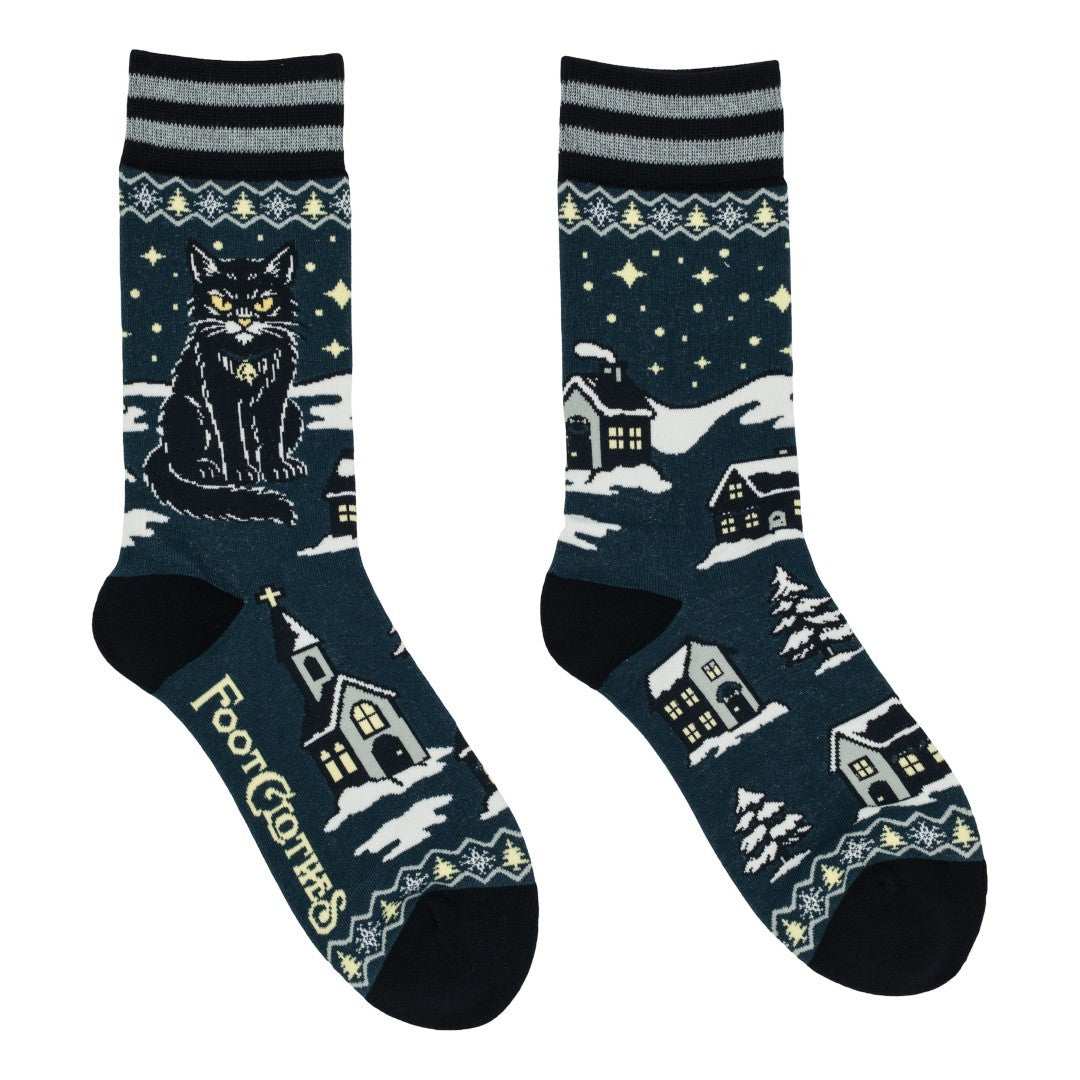 Yule Cat Crew Socks - ResirWrecked Costumes