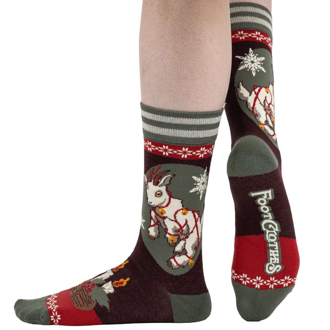 Yule Goat Crew Socks - ResirWrecked Costumes