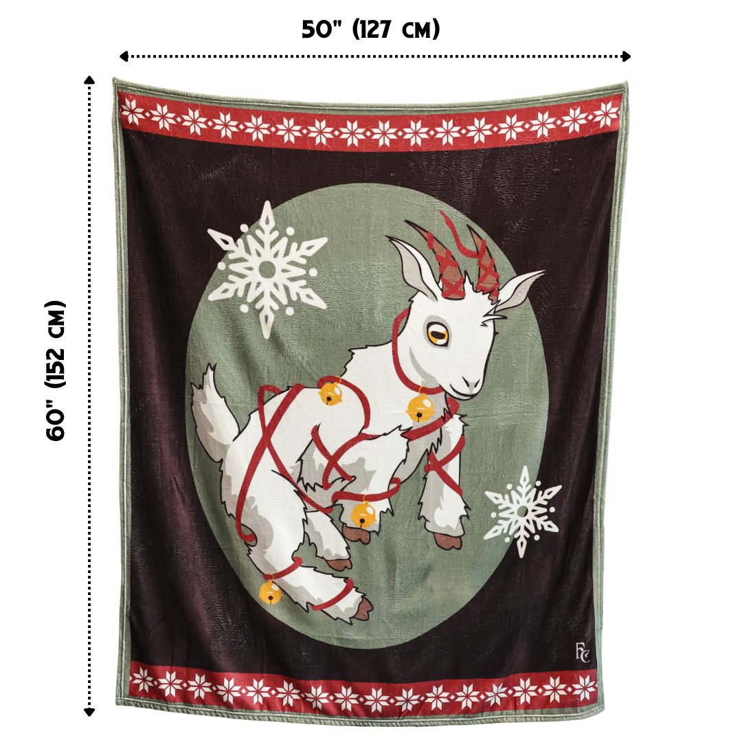 LIMITED Yule Goat Plush Blanket - ResirWrecked Costumes