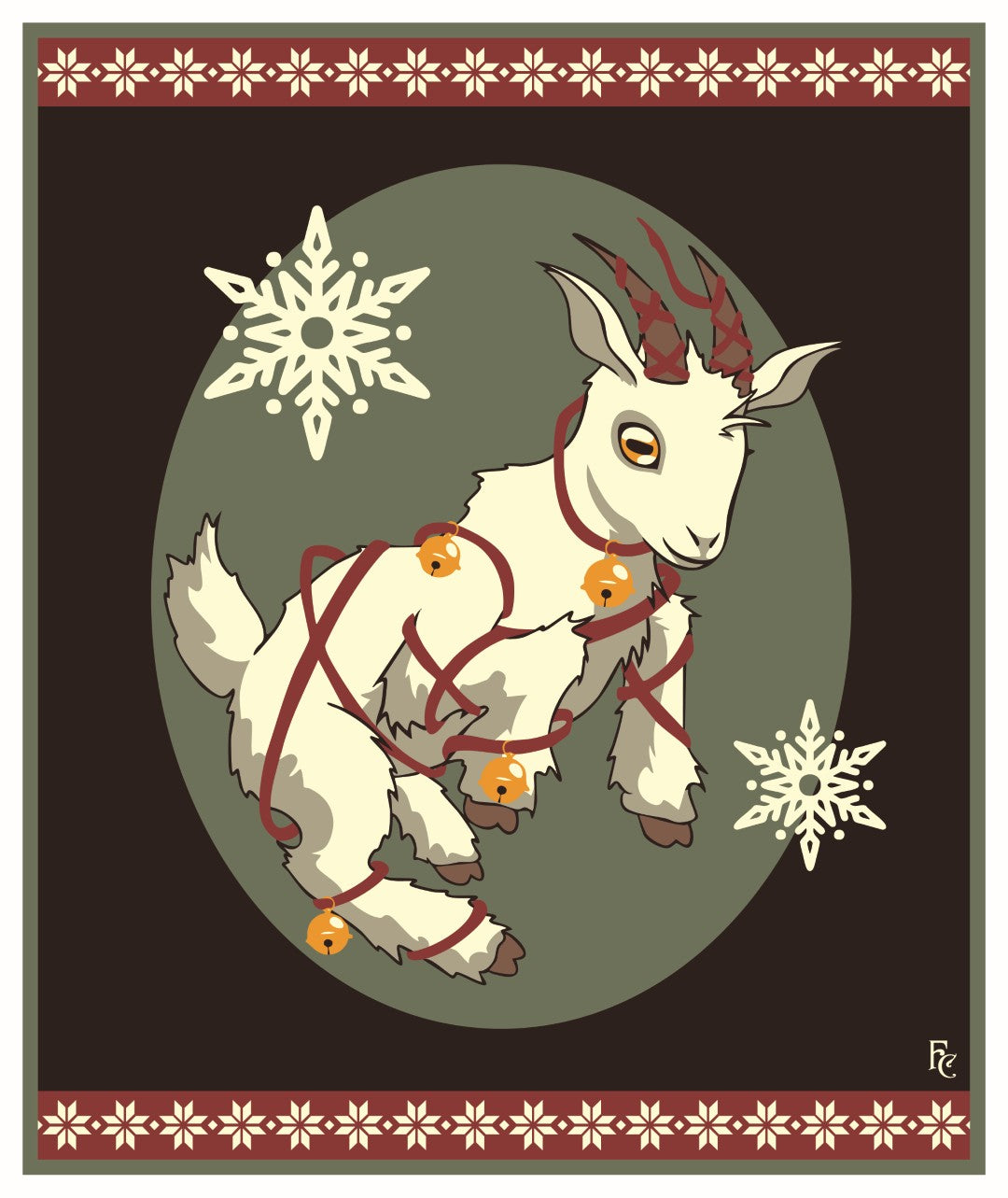 LIMITED Yule Goat Plush Blanket - ResirWrecked Costumes