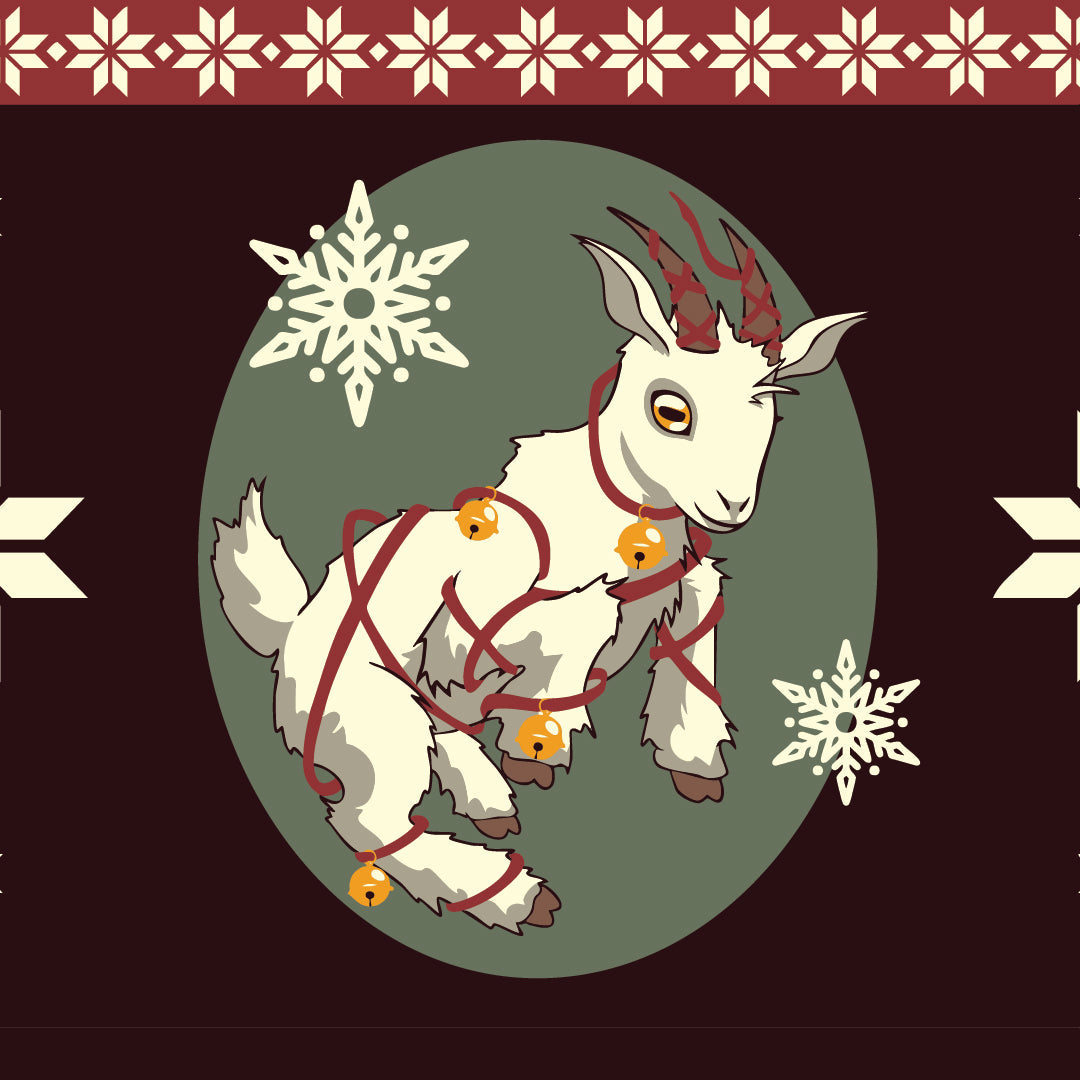 Yule Goat Crew Socks - ResirWrecked Costumes
