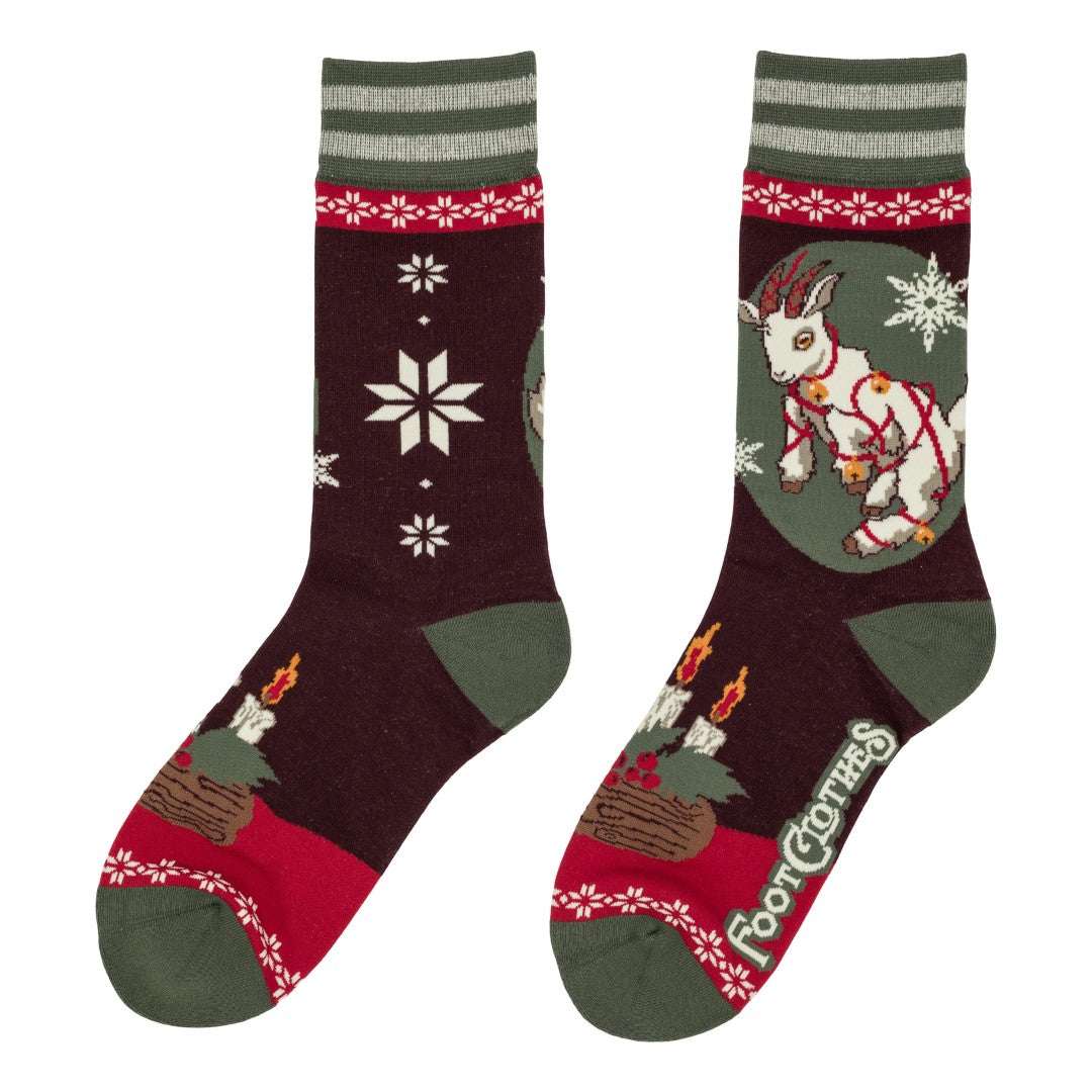Yule Goat Crew Socks - ResirWrecked Costumes
