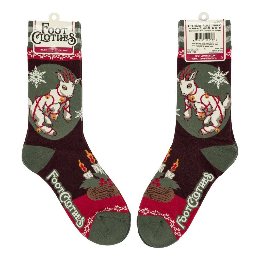 Yule Goat Crew Socks - ResirWrecked Costumes