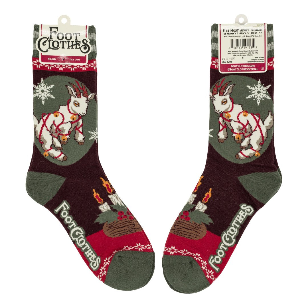 Yule Goat Crew Socks - ResirWrecked Costumes