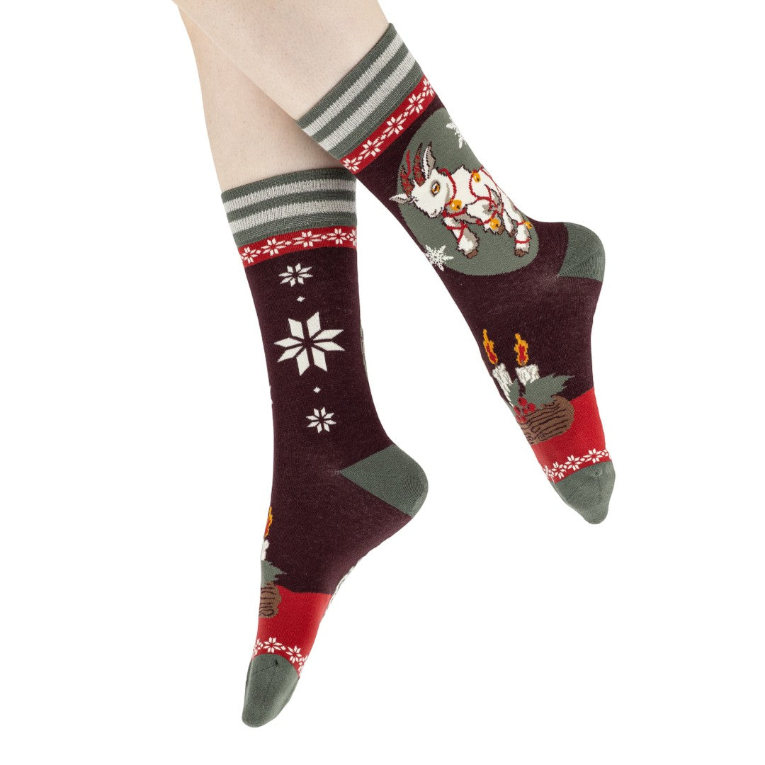 Yule Goat Crew Socks - ResirWrecked Costumes