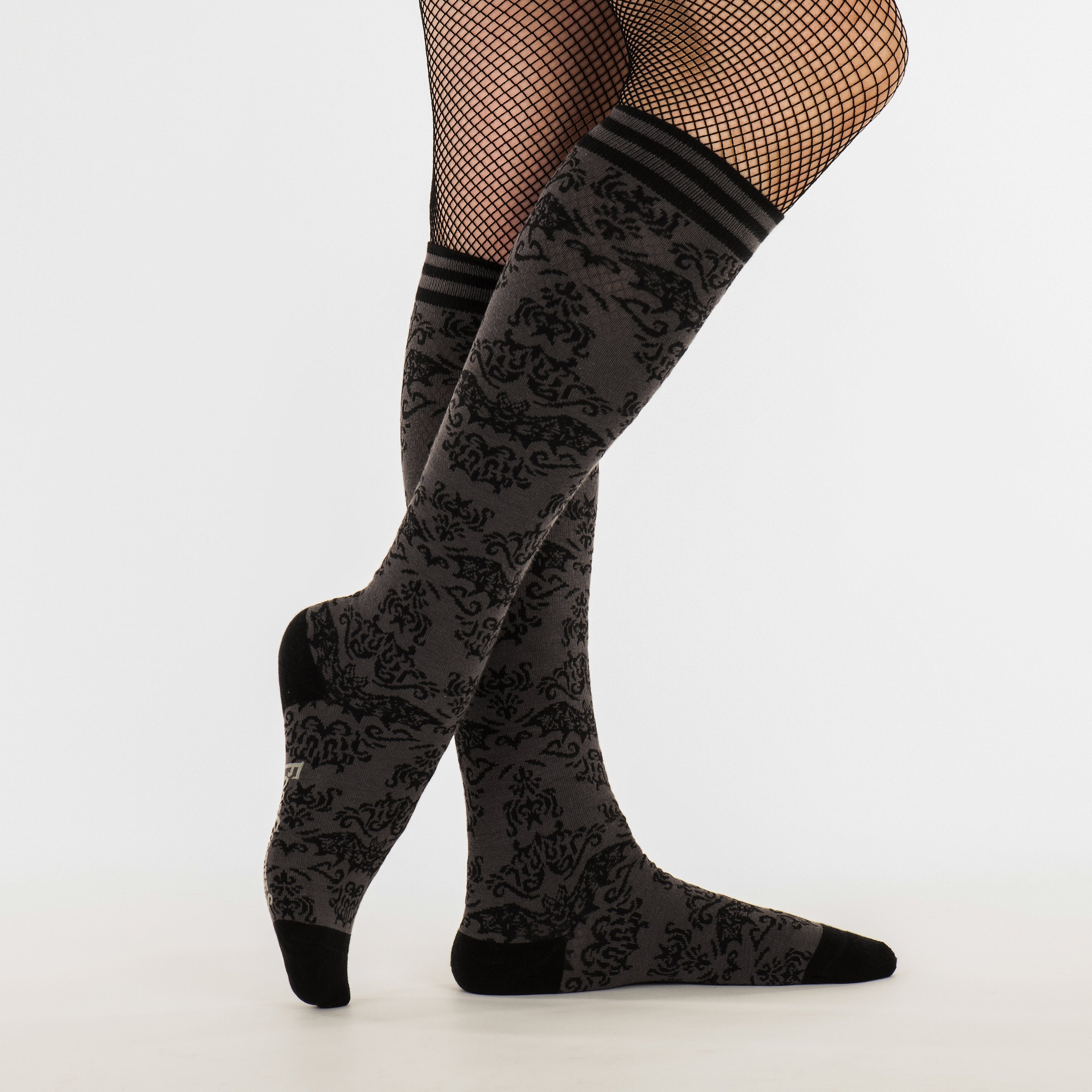Mall Goth Knee High Sock Pack | 3 Designs - ResirWrecked Costumes