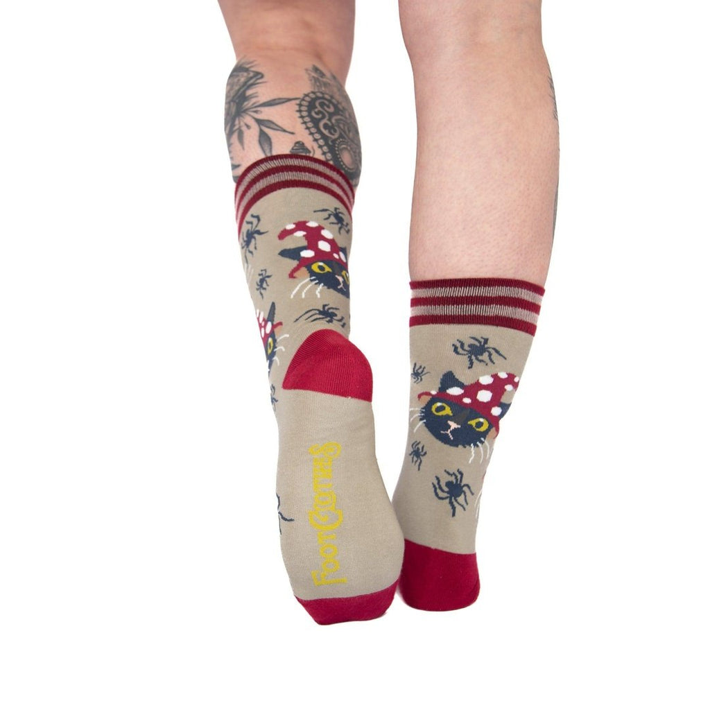 Witchy Whiskers Crew Socks - ResirWrecked Costumes