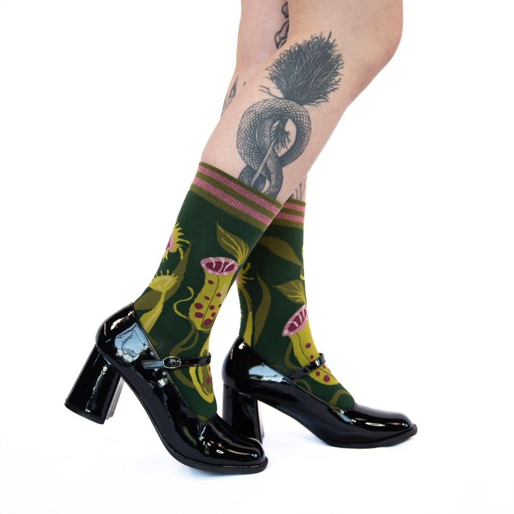 Pitcher Plant Crew Socks - ResirWrecked Costumes