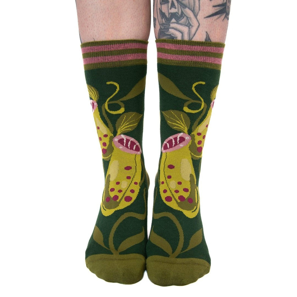 Pitcher Plant Crew Socks - ResirWrecked Costumes