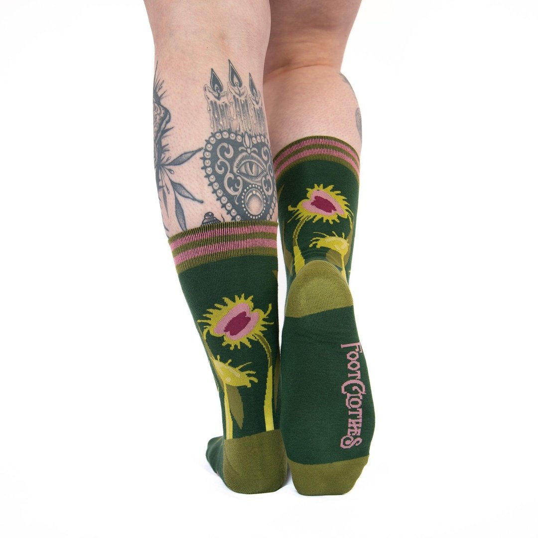 Pitcher Plant Crew Socks - ResirWrecked Costumes